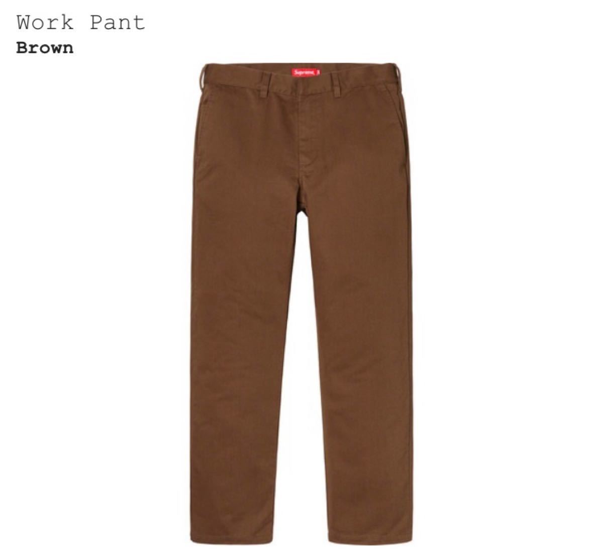 15400円 大阪売筋品 21FW Supreme Work Pant 34インチ パンツ 【着用し