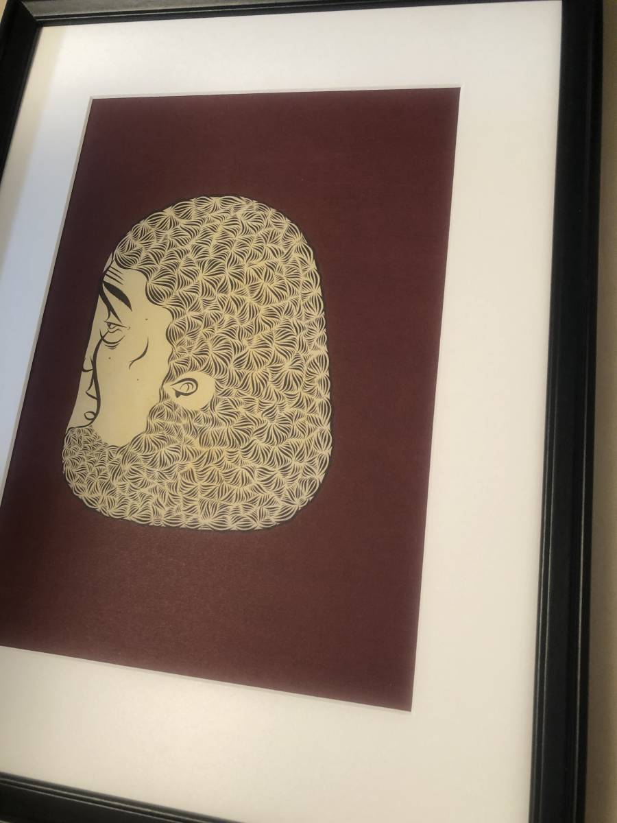 kj 額装品 バリーマッギー Barry McGee A3サイズ額入り ポスター風