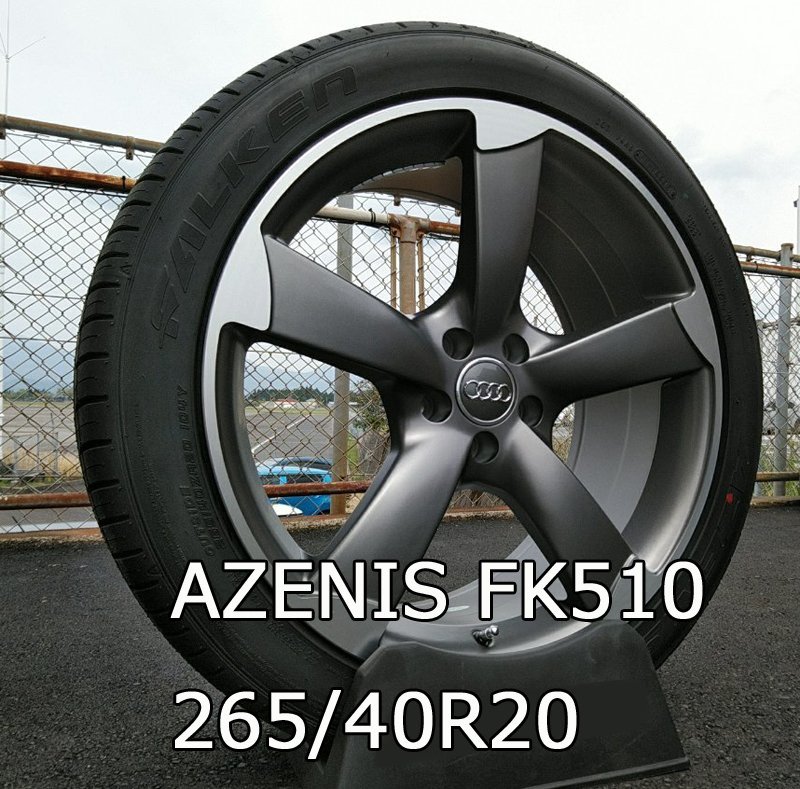 最も 99%OFF アウディ Audi A8 4H 専用 タイヤホイールセット 20インチ 高性能タイヤ FALKEN ファルケン AZENIS FK510 265 40R20 asconstruct.be asconstruct.be