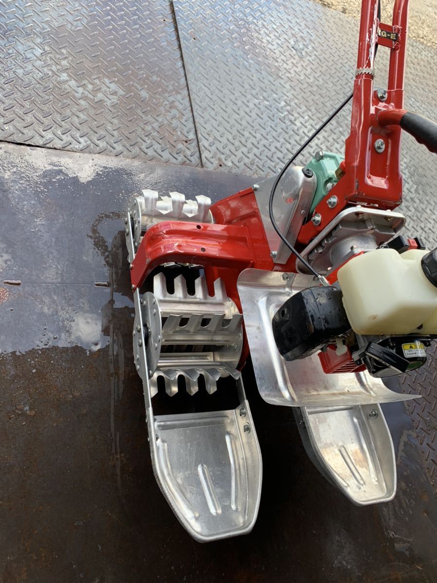 水田除草機 ミニエース TG-E 2条 除草機 小型管理機 水田除草機 ミニエース TG-E 2条 除草機 小型管理機