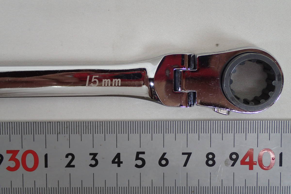 スナップオン ブルーポイント ロング フレックス ラチェット メガネ レンチ 13X15mm BOERMLD1315J