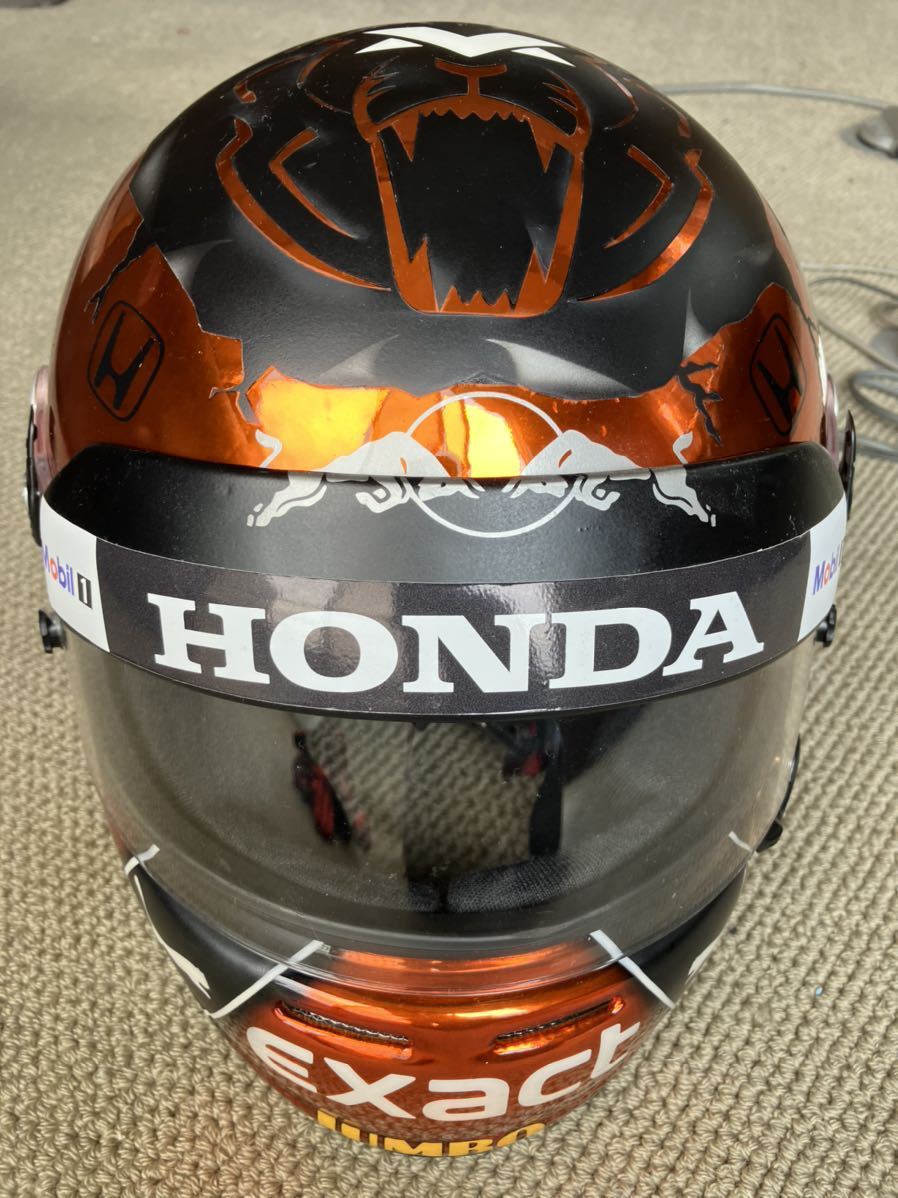 レア)1/1ヘルメット。マックス・フェルスタッペン HONDA レア)1/1ヘルメット。マックス・フェルスタッペン HONDA