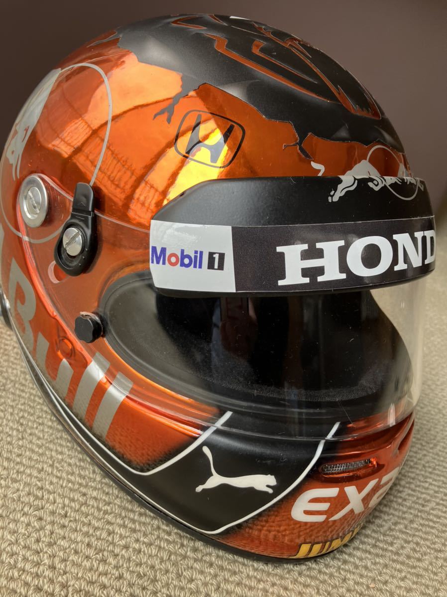 レア)1/1ヘルメット。マックス・フェルスタッペン HONDA レア)1/1ヘルメット。マックス・フェルスタッペン HONDA