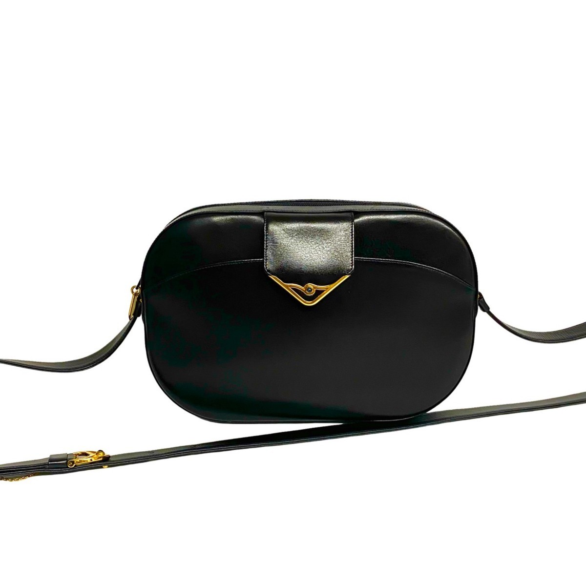 ほぼ未使用 カード付 Cartier カルティエ サファイアライン カーフ