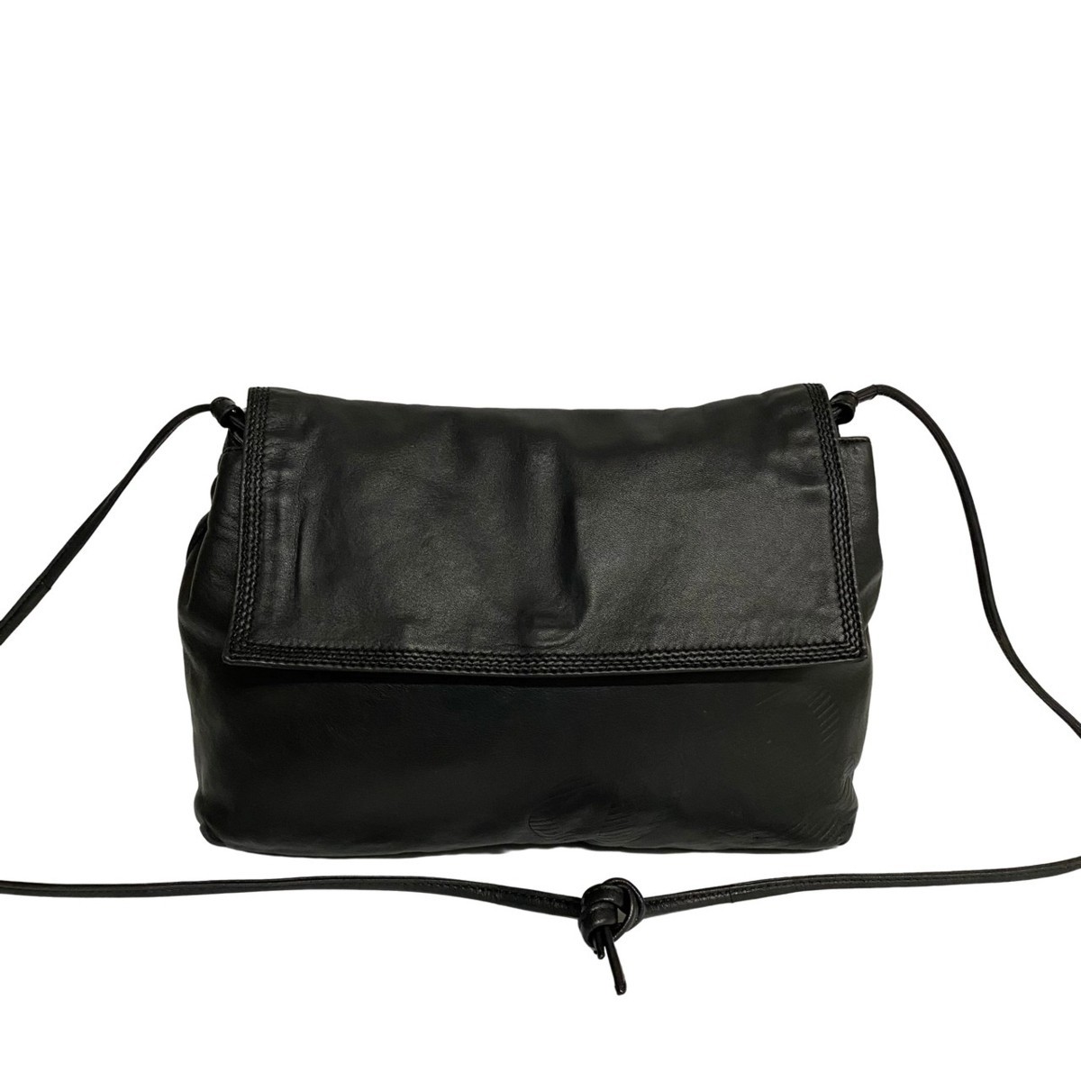 極 美品 保存袋付 LOEWE ロエベ ヴィンテージ アナグラム ロゴ ナッパ