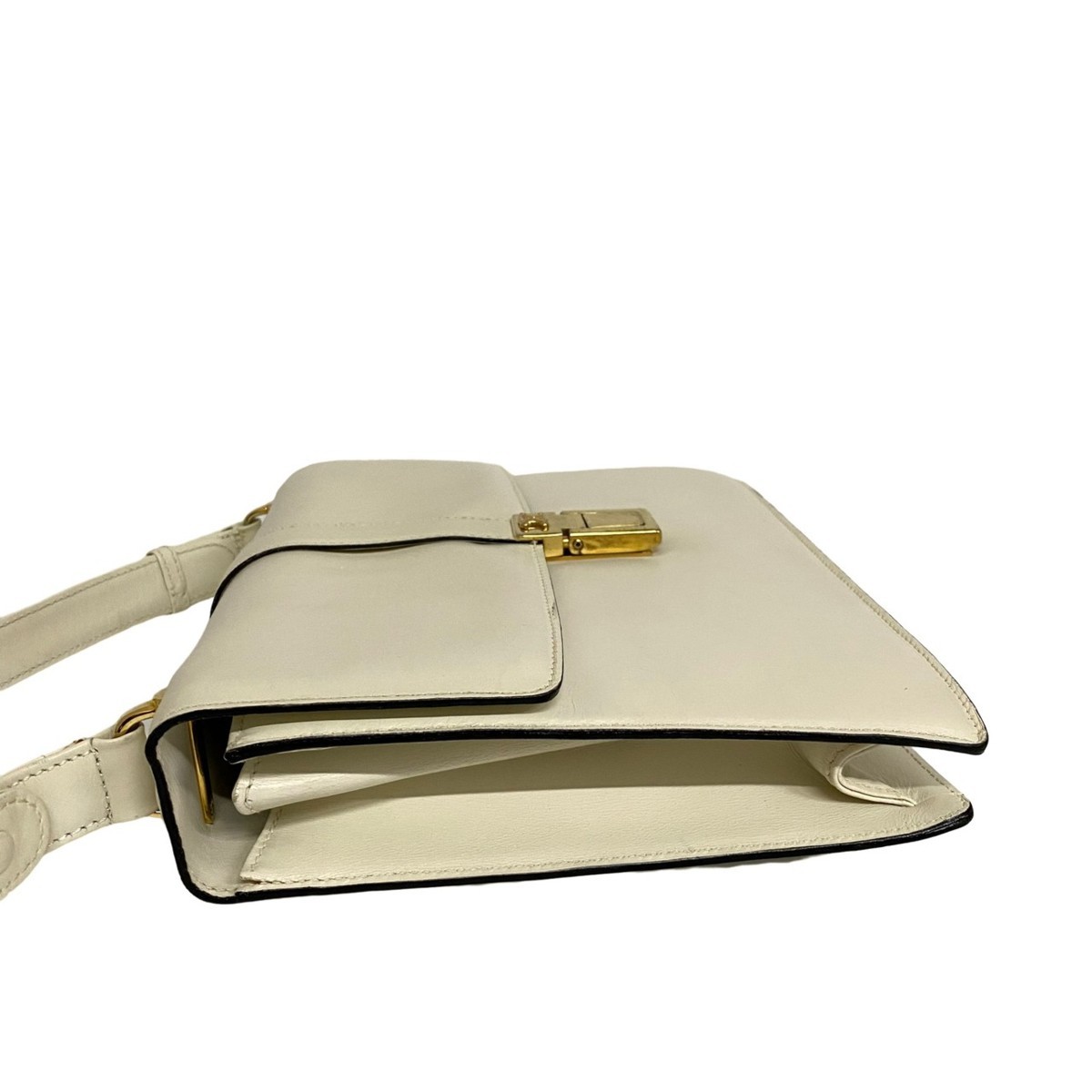 美品 CELINE セリーヌ マカダム ブラゾン 金具 レザー 本革 2way セミ