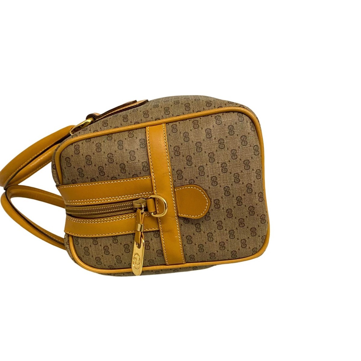 極美品 GUCCI グッチ オールドグッチ ヴィンテージ マイクロGG 柄