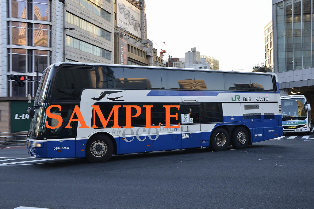 D-21[ автобус фотография ]L версия 6 листов JR автобус Kanto обвес King юность eko Dream номер 