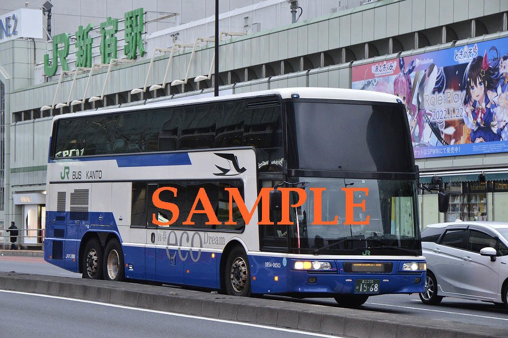 D-21[ автобус фотография ]L версия 6 листов JR автобус Kanto обвес King юность eko Dream номер 