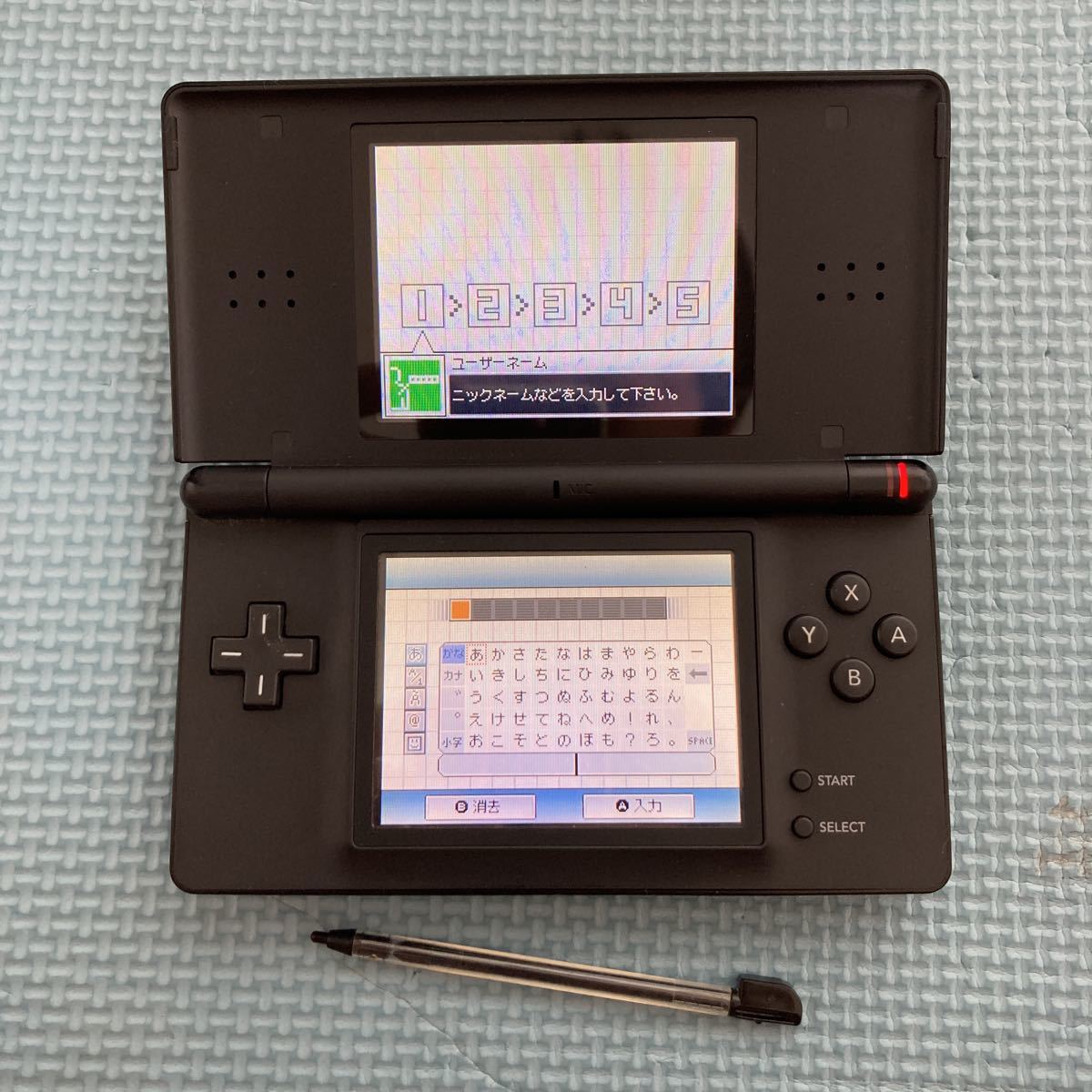 稼働品 ニンテンドーDS Lite 本体 ジェットブラック タッチペン