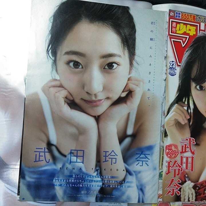 切り抜き　その21　少年マガジン　2017年　23号　武田玲奈_画像3