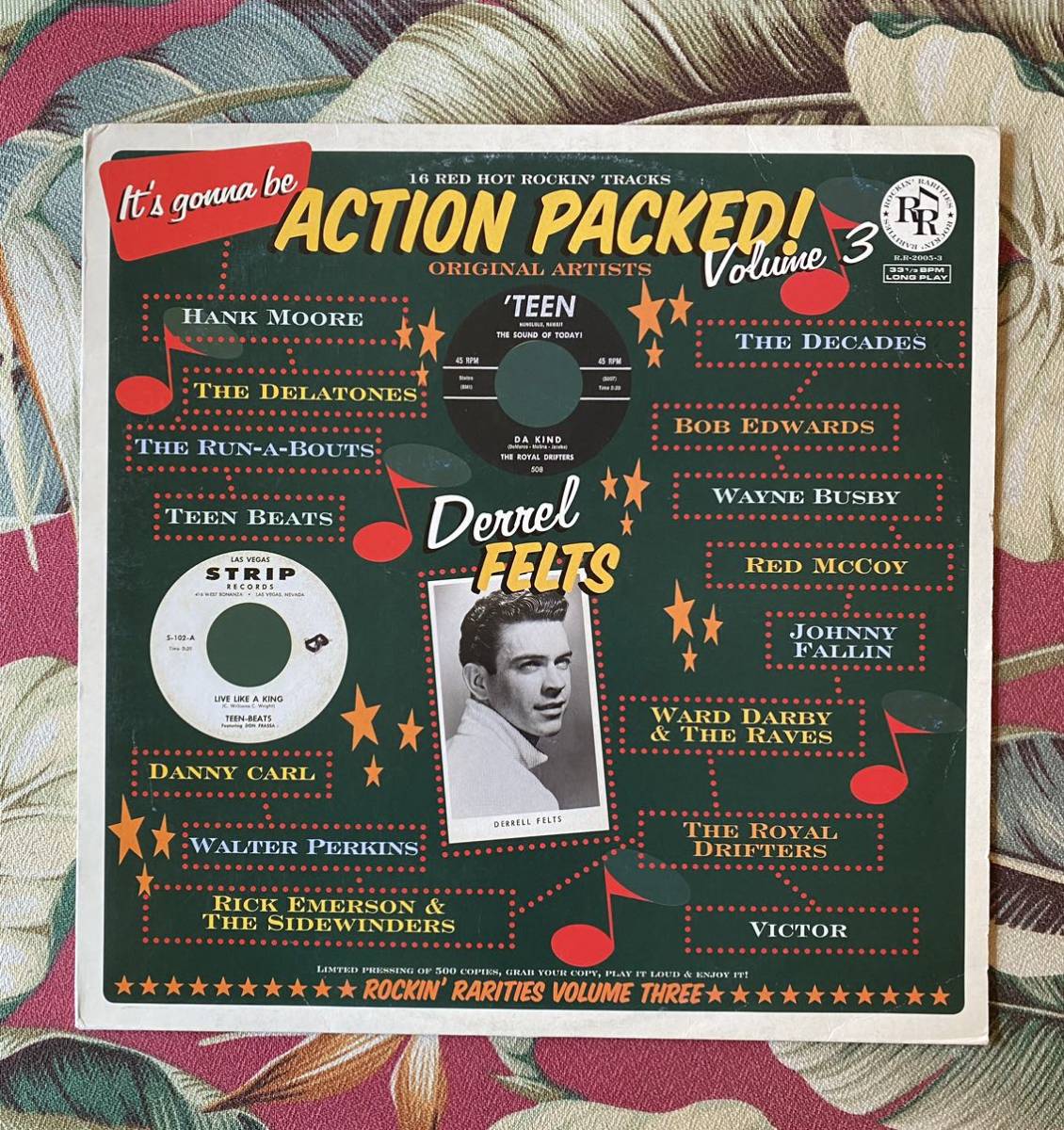 Various It's Gonna Be Action Packed! Vol.3 LP ロカビリー_画像1