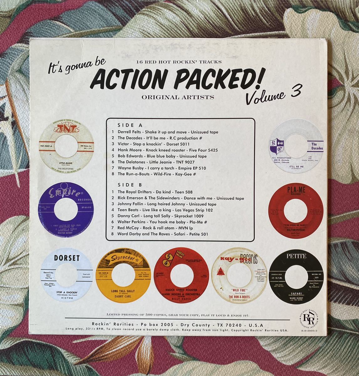 Various It's Gonna Be Action Packed! Vol.3 LP ロカビリー_画像2