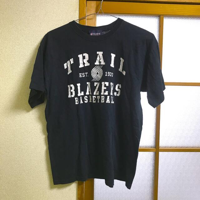 EXCLUSIVE ヴィンテージ　Tシャツ　NBA バスケ　古着　XL 半袖　TRAIL BLAZERS BASKETBALL　海外ブランド　サイズXL　大きいサイズ_画像1