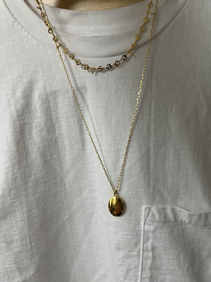 ヤフオク! - 21AW sacai holiday collection Logo Chain Laye...