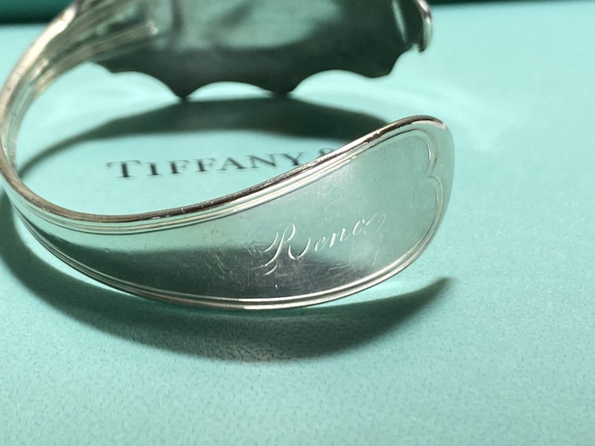 Tiffany&Co. ティファニー　スプーン　バングル　ブレスレット　腕輪　ヴィンテージ　アンティーク　シルバー　アクセサリー　オリジナル_画像2