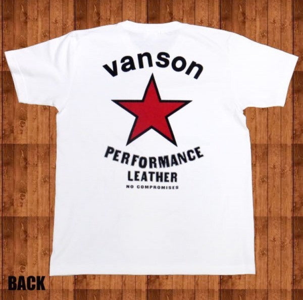 特価! VANSON バンソン 半袖Tシャツ RED ONESTAR レッドワンスター VSS-13/XXL バイカー ストカジ アメカジ オーバーサイズ 大きいサイズ_画像2