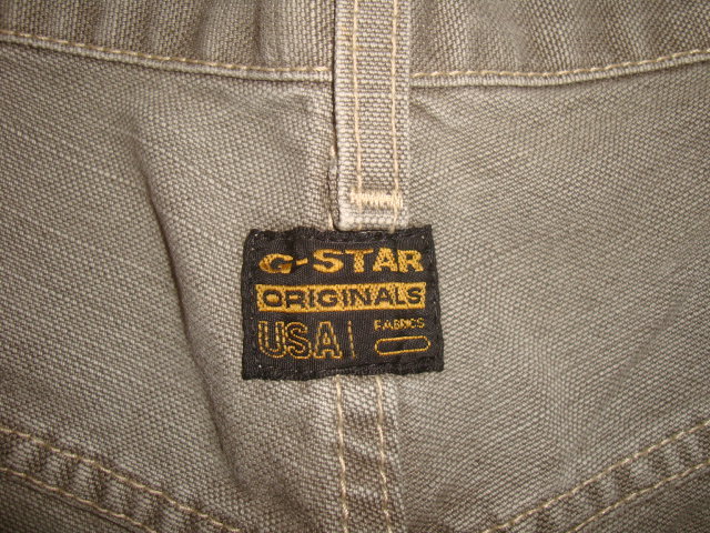 G-STAR ORIGINALS USA ジーンズ★グレー/立体裁断/G-STAR RAW/ジースター/Gスター/デニムパンツ/ボタンフライ/サイズ31_画像4