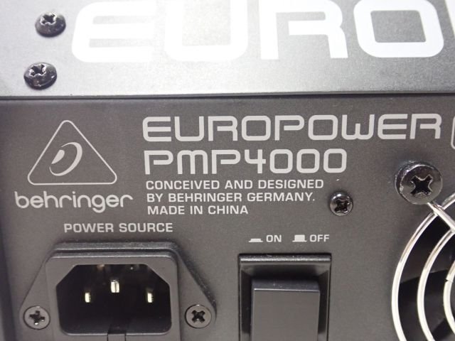 Behringer 16chパワードミキサー EUROPOWER PMP4000 ベリンガー ハード