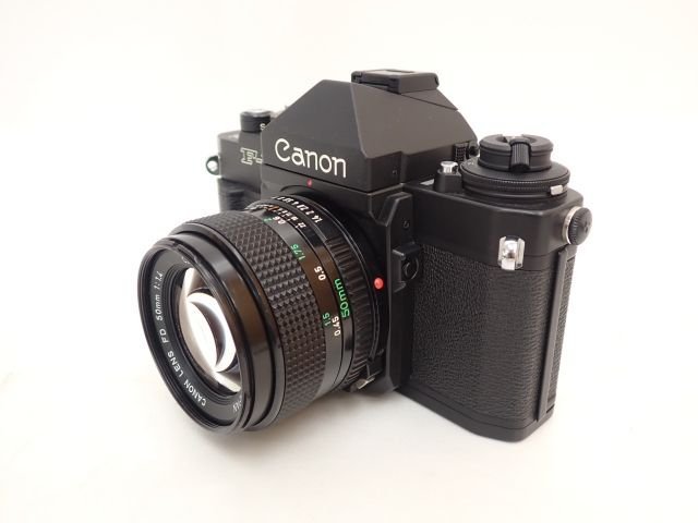 Canon キヤノン フィルム一眼レフカメラ New F-1 ボディ + 単焦点 