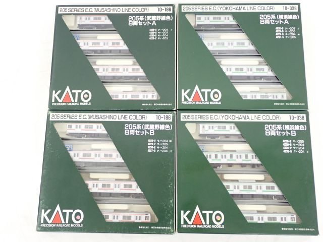 KATO Nゲージ 10-186 205系 武蔵野線色 AB 8両セット/ 10-338 205系