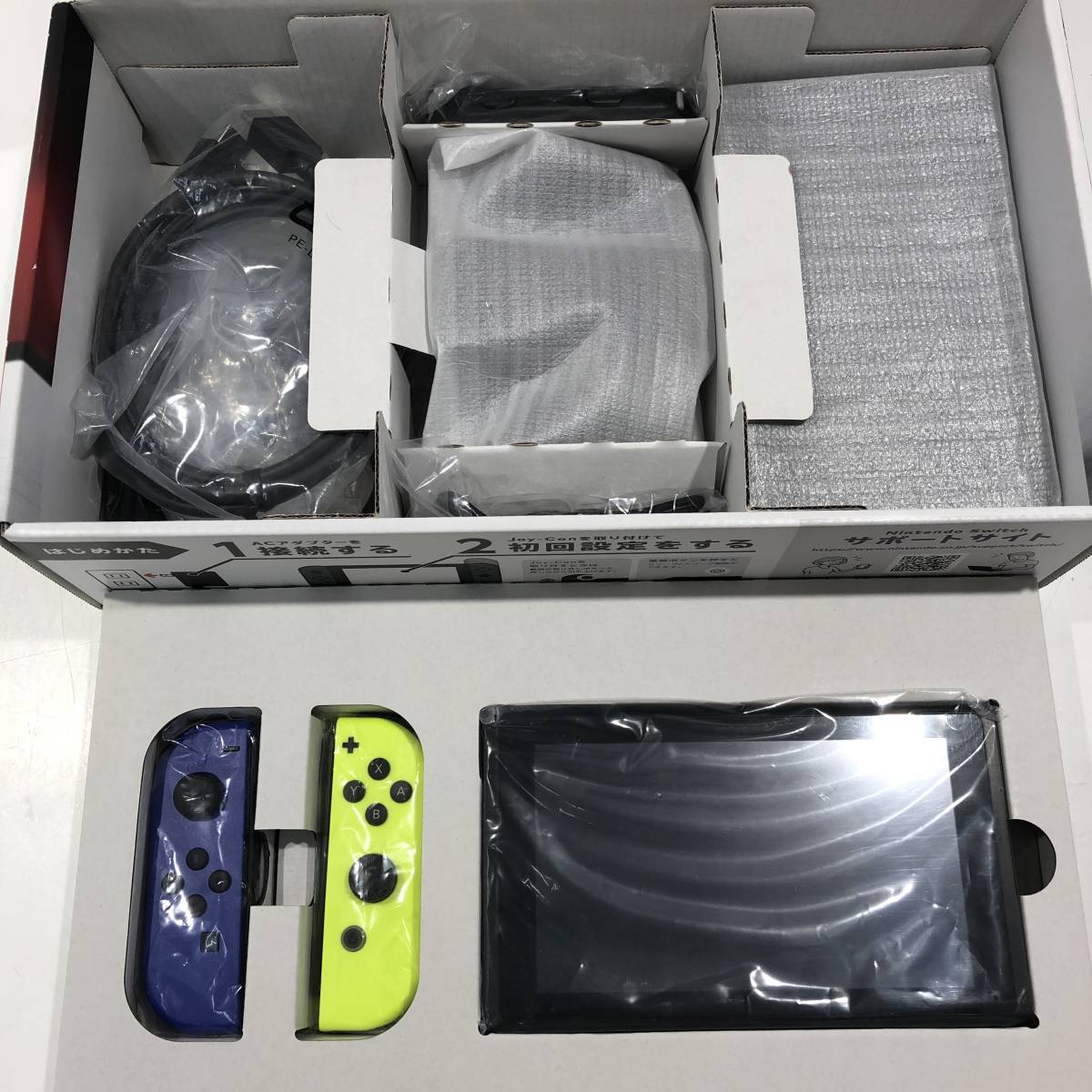 1円スタート 店舗印なし スイッチ本体 Nintendo Switch 初期型 Joy-Con