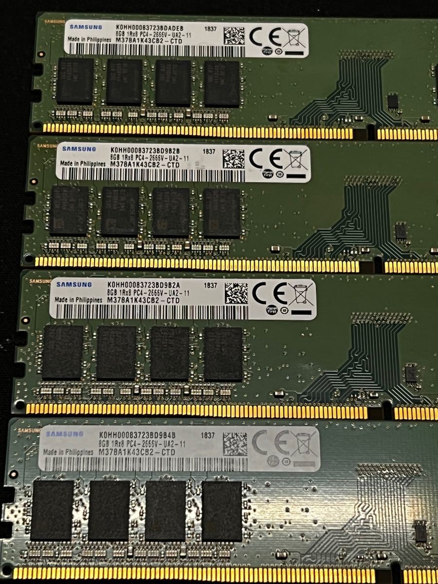 期間限定30%OFF! DDR4 2666V 32GB 4枚 計128GB - 通販 - linnke