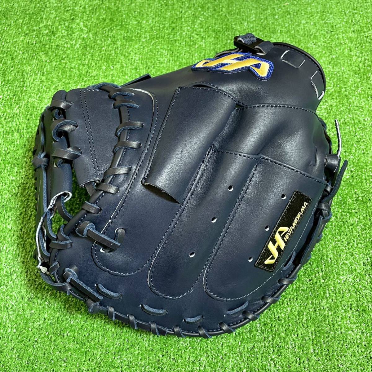 新品 タグ付き ハタケヤマ 硬式用 M8型 キャッチャーミット 台湾製