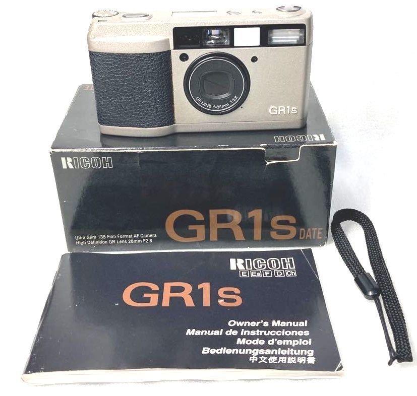 正規 RICOH GR1s 説明書付き - フィルムカメラ