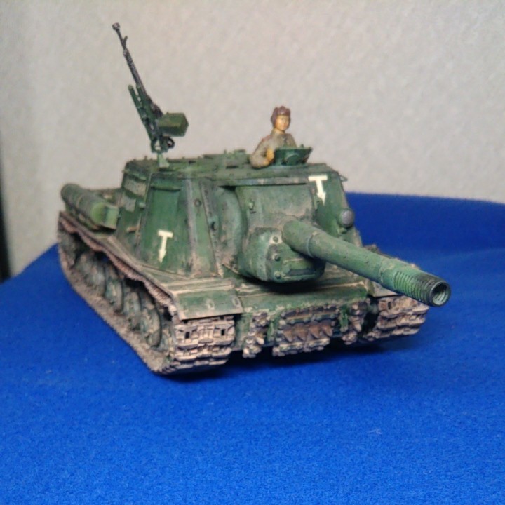 ソ連戦車 JSU-152 ドラゴン 1/35 完成品