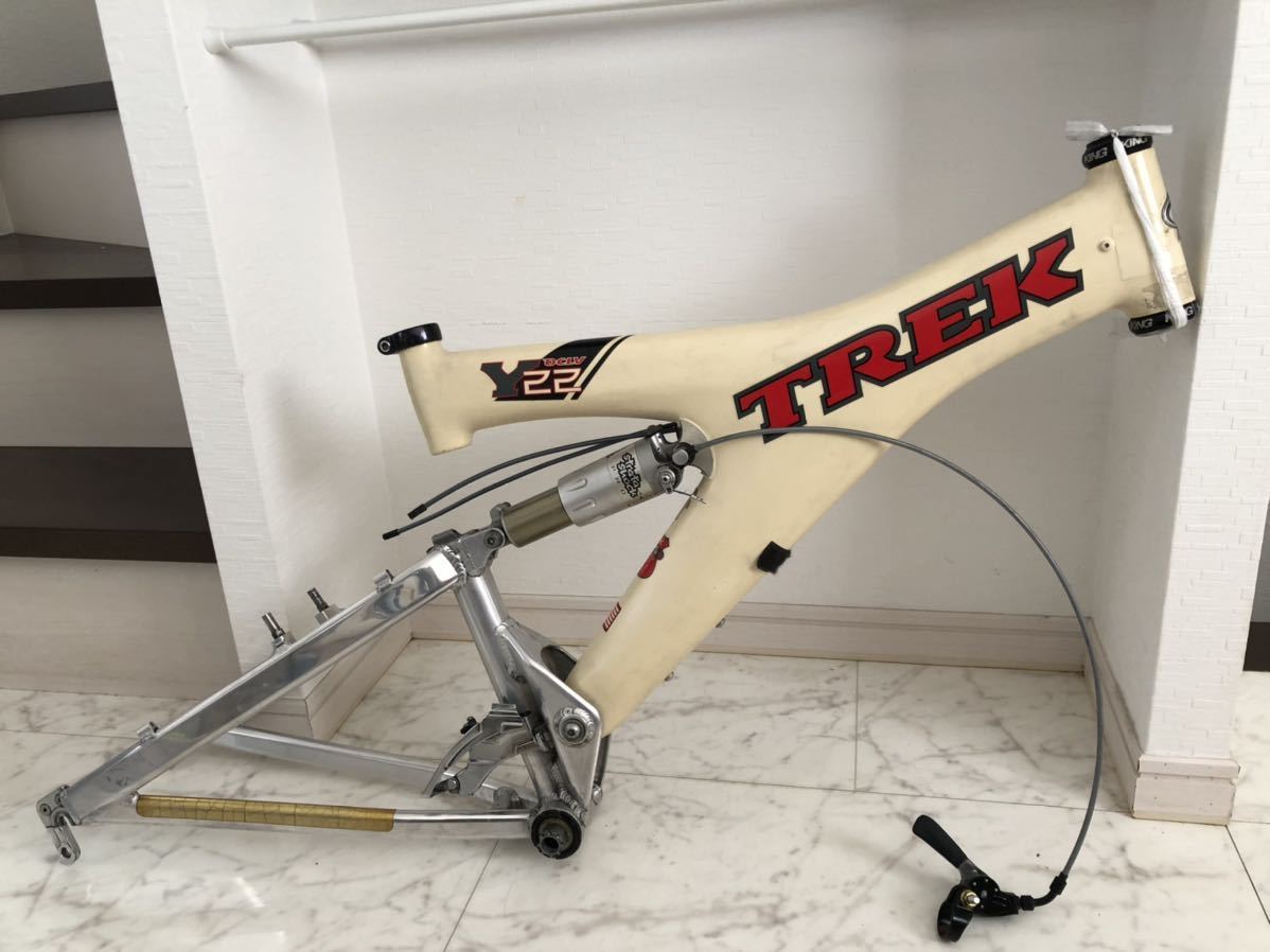 1円 TREK Y22 OCLV 希少 カーボン クリスキング MTBフレーム XTR CHRIS KINGマウンテンバイク ヴィンテージバイク