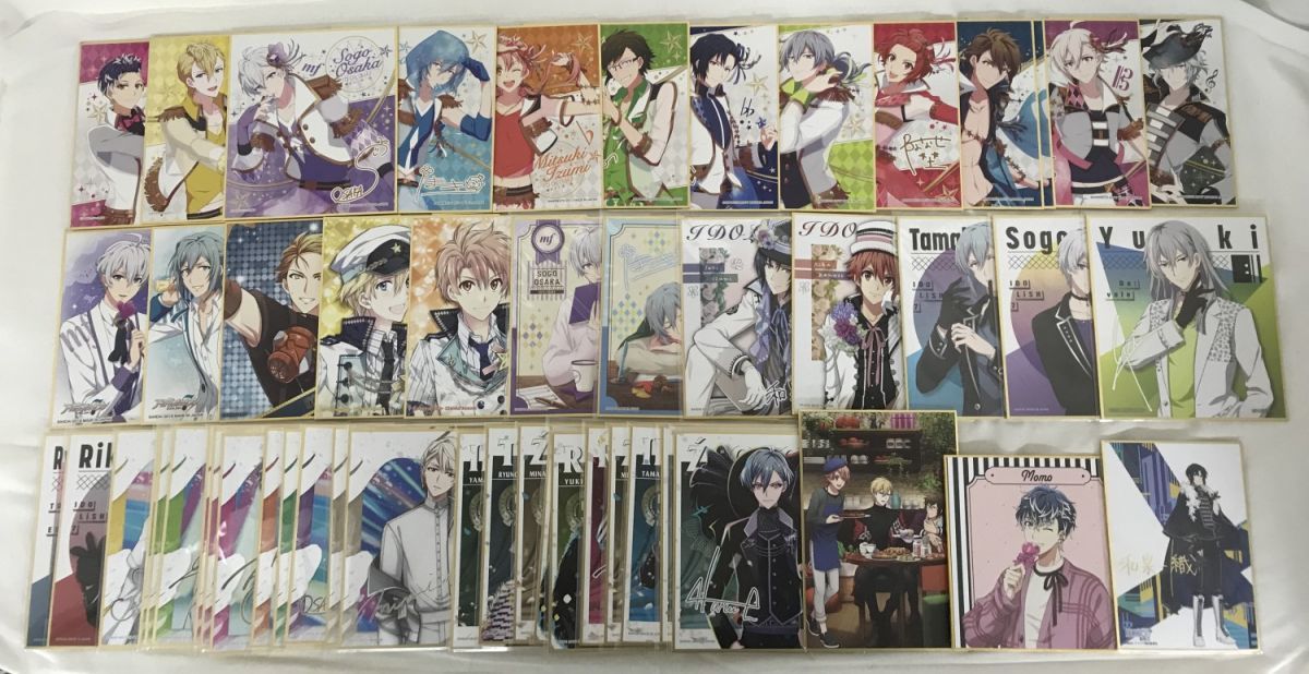 C99】グッズ アイドリッシュセブン アイナナ ミニ色紙まとめ売りセット