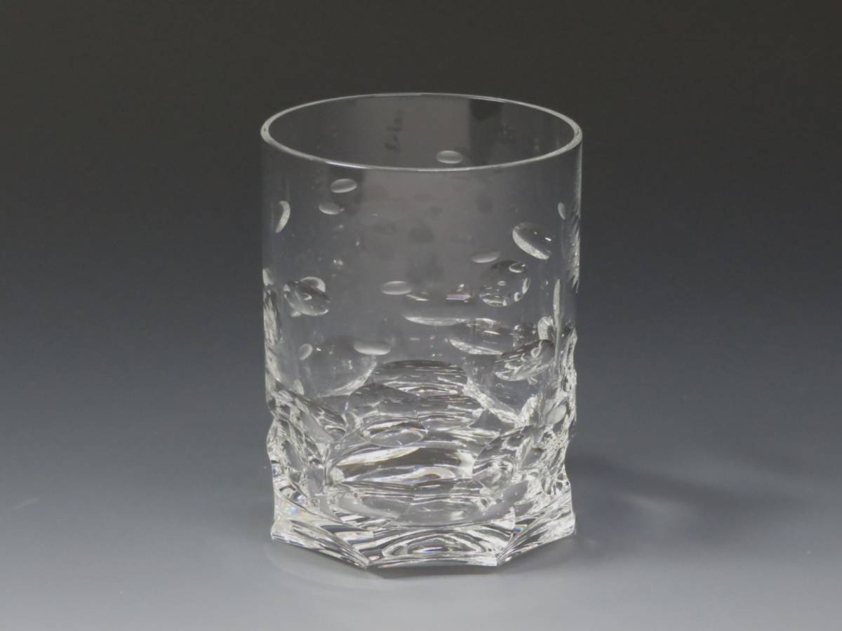好評にて期間延長】 ガラス工芸作家 渡邊明 切子 洋酒杯 共箱 日本工芸