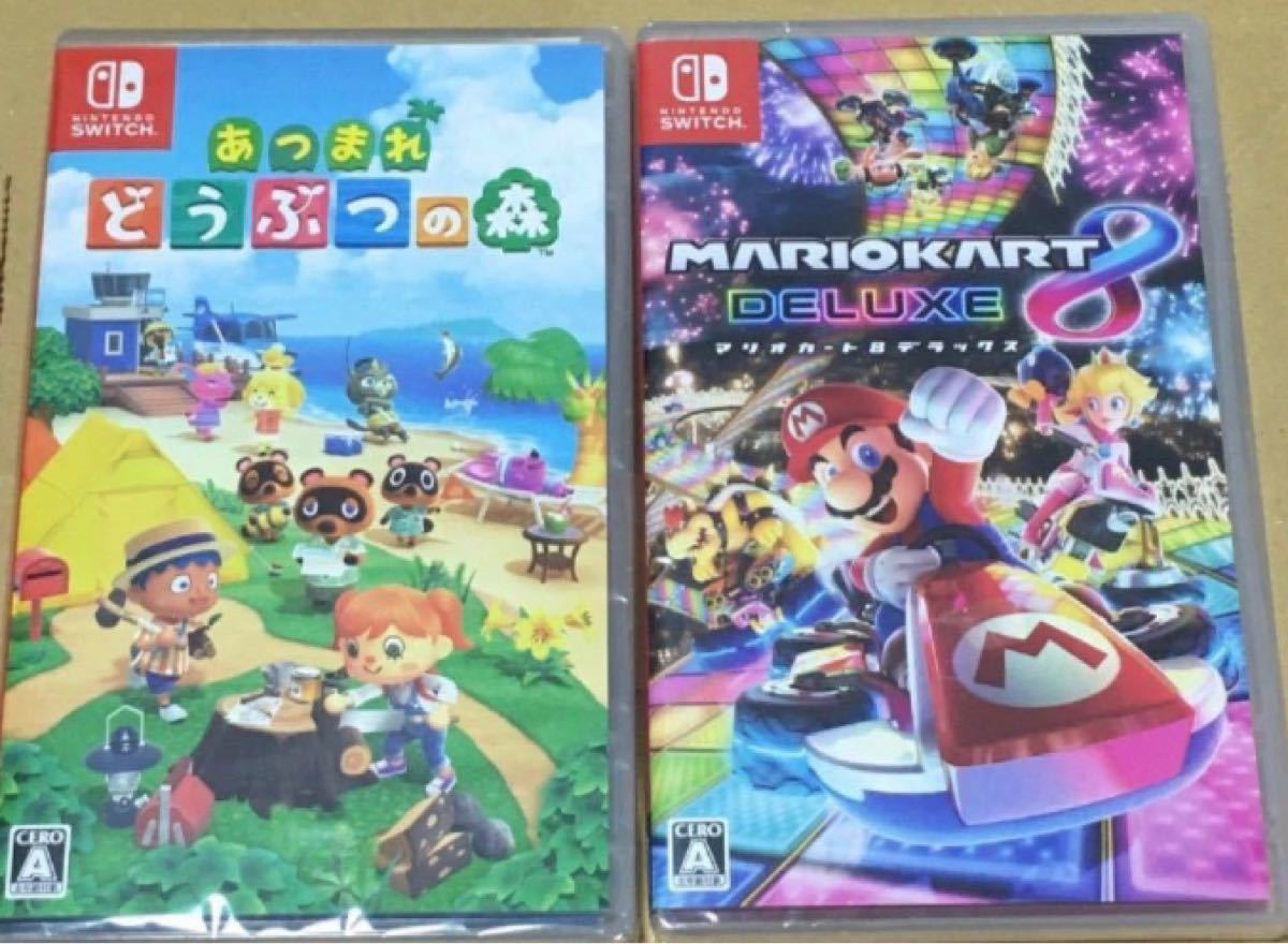 あつまれどうぶつの森 マリオカート8デラックス 新品未開封