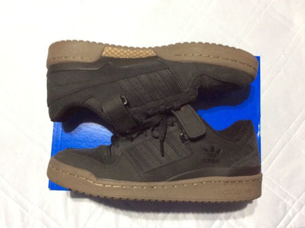 美品 数回使用 アディダス adidas フォーラム 黒 9.5,27.5//2780s定番ジョーダンNBAバスケストリートSBskateboarding_画像4