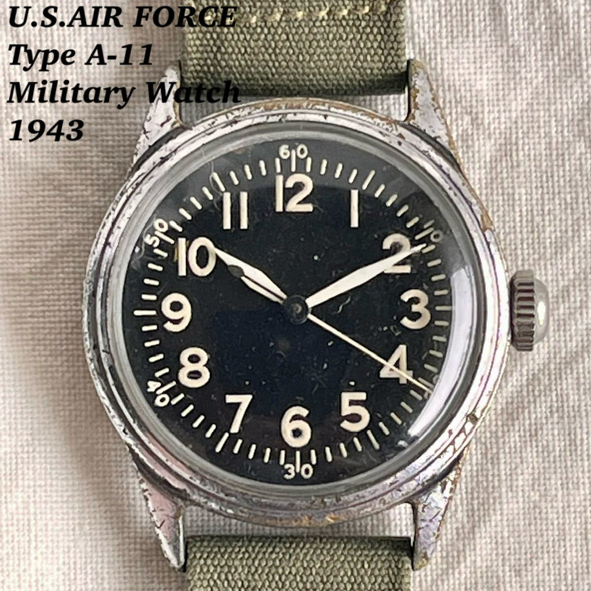 Timor 1940年代 軍用時計 WW2 ウォッチ 手巻き 実物 ミリタリー 腕時計 