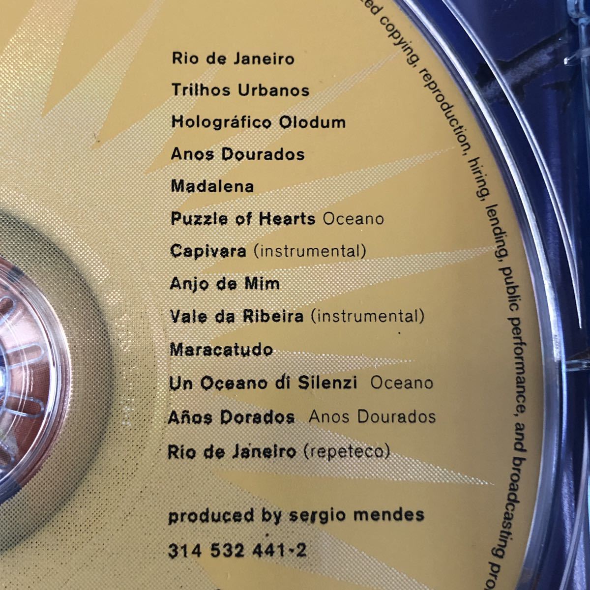 米CD Sergio Mendes / oceano セルジオ・メンデス_画像7