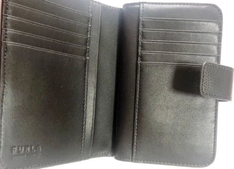 FURLA バビロン 二つ 折り財布 【正規品】 ハチドリ 黒 希少 FURLA バビロン 二つ 折り財布 【正規品】 ハチドリ 黒 希少