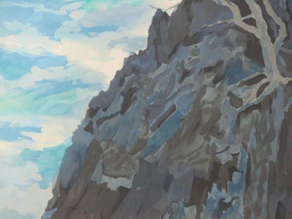 満点の 真作保証 東山魁夷 青涛 リトグラフ 限定 11/250 1989年 生前作