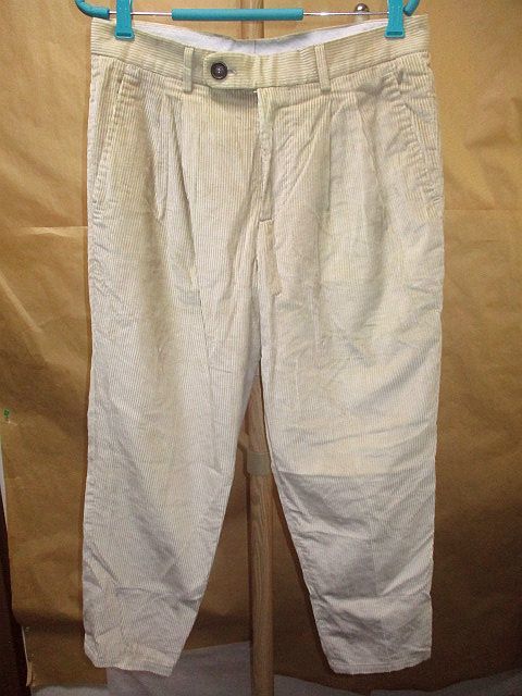 BRUNELLO CUCINELLI ブルネロクチネリ コーデュロイ タック パンツ
