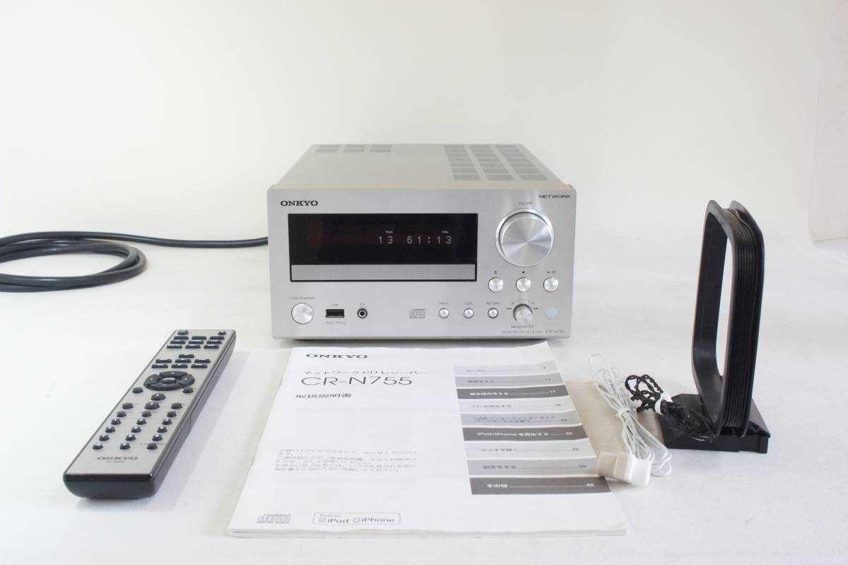 ONKYO ハイレゾ対応 CR-N755 ネットワークCDレシーバー www