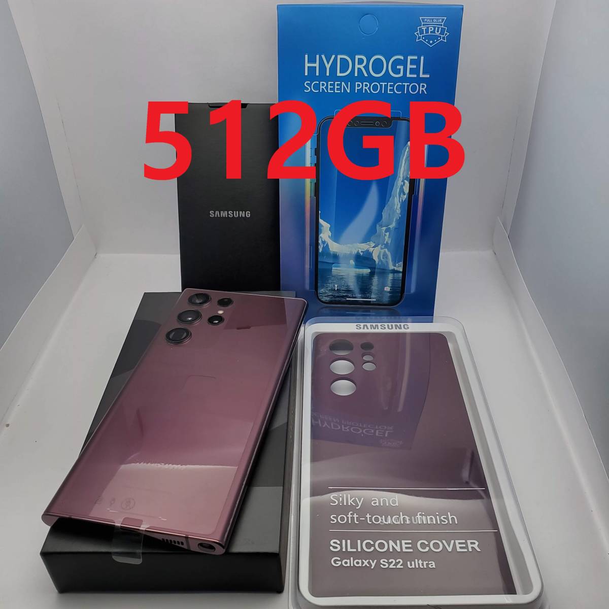 221】美品 Galaxy S22 Ultra 512GB バーガンディ SIMフリー gastech.com.tr