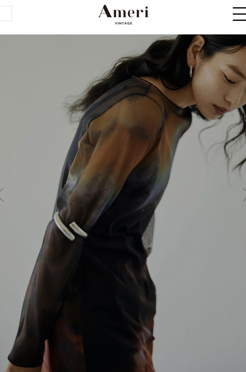 Ameri MIRANDA TAIDAI SHEER LONG TOP | udaytonp.com.br