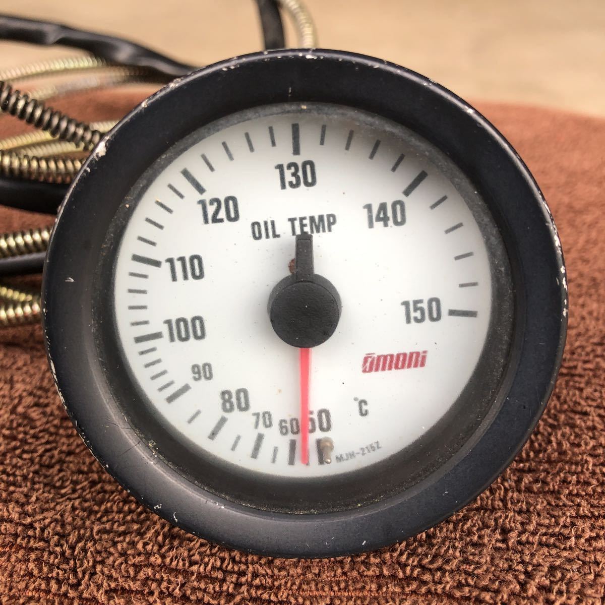  Omori made machine oil temperature gauge oil pressure gauge 