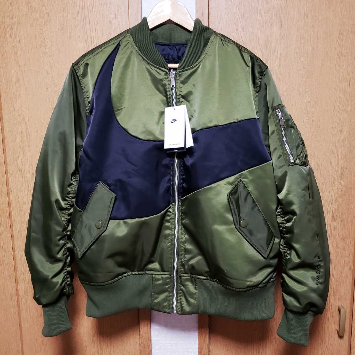 新品】NIKE NSW SYNFL SWOOSH BOMBER JACKET Lサイズ ビッグスウッシュ