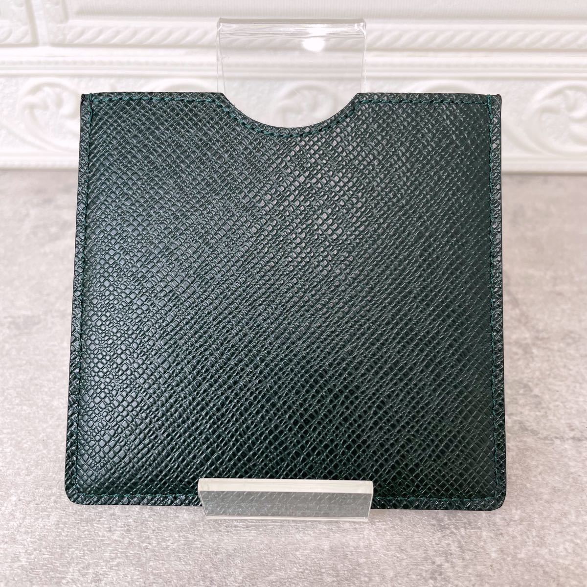 美品☆ルイヴィトン ディスクケース カードケース グリーン LOUIS