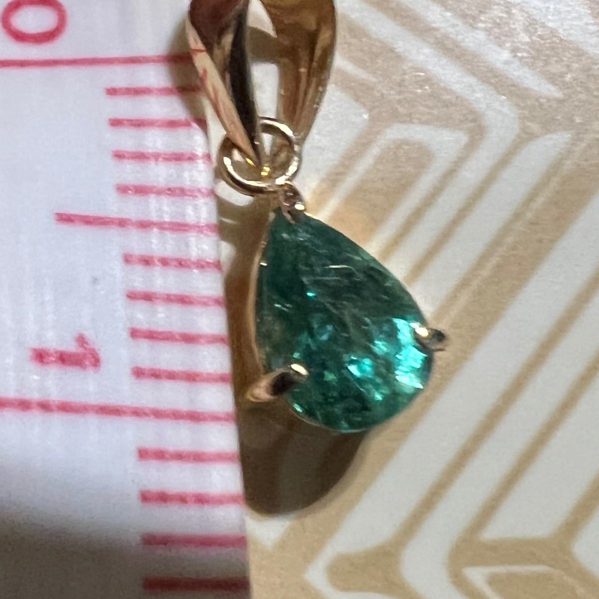 K18 ブラジル産 エメラルド 0.4ct ネックレス | contifarma.pe