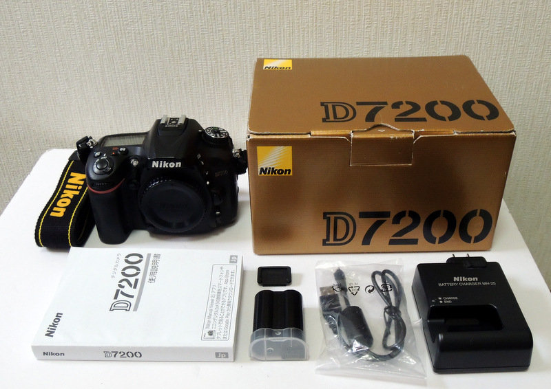 ☆Nikon ニコンD7200 ボディ 良品・付属品付 ショット数 9531 pa