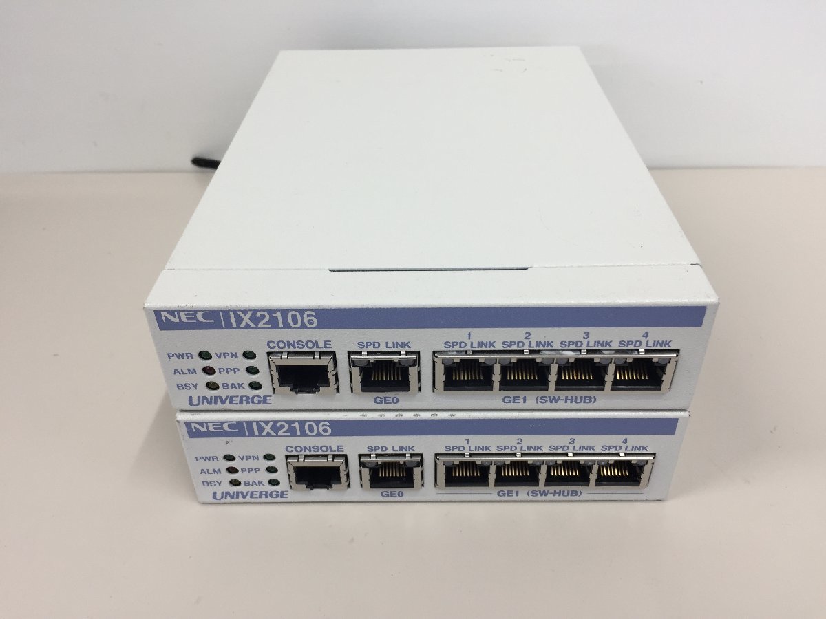 みです ヤフオク! UNIVERGE IX2106 VPN 対応高速アク... - 2020年製NEC