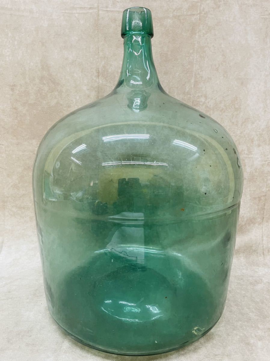ビッグ割引 デミジョンボトル 花瓶レトロアンティーク